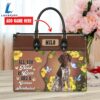German Shorthaired Pointer Dog All You Need Is Love And A Leather Handbag