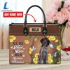 German Wirehaired Pointer Dog All You Need Is Love And A Leather Handbag