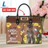 Giant Schnauzer Dog All You Need Is Love And A Leather Handbag