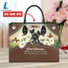 Giant Schnauzer Dog Are Not Our Whole Life But They Make Our Lives Whole Leather Handbag