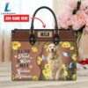 Golden Retriever Dog All You Need Is Love And A Leather Handbag