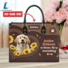 Golden Retriever Dog Kisses Fix Everything Leather Handbag Love Your Pet 2 Golden Retriever Dog Kisses Fix Everything Leather Handbag