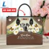 Great Dane Dog Are Not Our Whole Life But They Make Our Lives Whole Leather Handbag