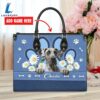 Great Dane Dog Lover Leather Bag With Daisy Flowers Love Your Pet 3 Great Dane Dog Lover Leather Bag With Daisy Flowers
