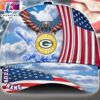 Green Bay Packers Cap Pride US 4th Of July Cap Veterans Cap Custom Name