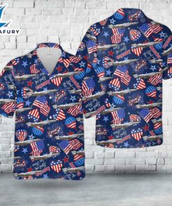 Gulfstream G500, 4th Of July Hawaiian Shirt