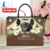 Havanese Dog Are Not Our Whole Life But They Make Our Lives Whole Leather Handbag