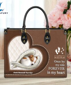 Jack Russell Terrier In My Heart Leather Bag