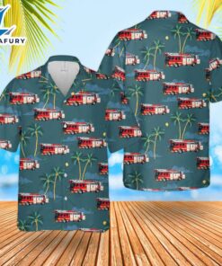 Jacksonville Fire and Rescue Department Aerial Ladders Hawaiian Shirt