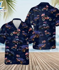 Jp Flag 4th July Hawaiian Shirt