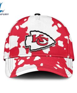 Kansas City Chiefs Cow Print Patterns Baseball Cap