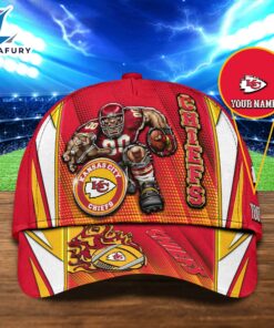 Kansas City Chiefs Flame Warrior Baseball Cap