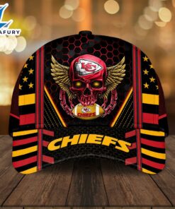 Kansas City Chiefs Gridiron Reaper Wings Baseball Cap