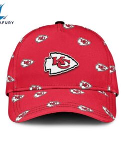 Kansas City Chiefs Logo Repeat Patterns Baseball Cap