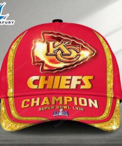 Kansas City Chiefs Super Bowl LVIII Gold Baseball Cap