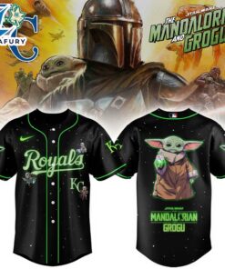 Kansas City Royals x The Mandalorian & Grogu Collector Baseball Jersey