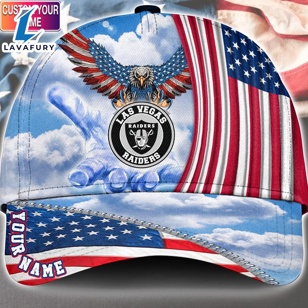 Las Vegas Raiders Cap Pride US 4th Of July Cap Veterans Cap Custom Name 4th Of July Las Vegas Raiders Cap Pride US 4th Of July Cap Veterans Cap Custom Name 4th Of July