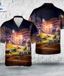 Liebherr Telescopic Mobile Cranes LTM 1300-6.3 Crane Operator, 4th Of July Hawaiian Shirt