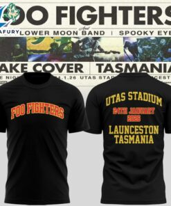 Limited Edition FFighters 2026 Tour Tasmania Merch TShirt