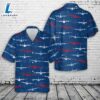 Lockheed Martin C-130J Super Hercules Silhouette, 4th Of July Hawaiian Shirt