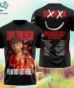 Louis Tomlinson How Did We Get Here EU-UK Tour 2026 Limited Edition Shirts