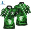 Mens Golf Polo Shirts Custom Green Camo Golf Sport Team Jerseys, Golf Outfits
