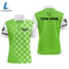 Mens Golf Polos Shirts Custom Name Funny For Men Green