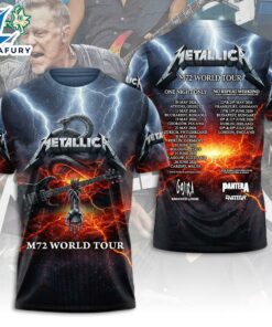 Metallica 2026 World Tour 3D Apparel