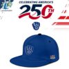 Milwaukee Brewers USA 250th Anniversary Patriotic Limited Cap Gift Summer 3 Milwaukee Brewers USA 250th Anniversary Patriotic Limited Cap
