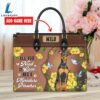 Miniature Pinscher Dog All You Need Is Love And A Leather Handbag V018 1