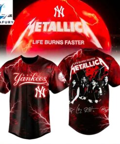 New York Yankees Metallica Night Special Edition Baseball Jersey