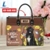 Newfoundland Dog All You Need Is Love And A Leather Handbag