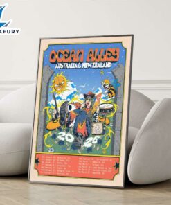 Ocean Alley 2026 Tour Australia And New Zealand Poster