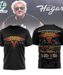 Official Sammy Hagar 2026 Tour The Best Of All Worlds Shirt