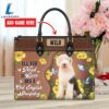 Old English Sheepdog All You Need Is Love And A Leather Handbag V018 1