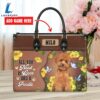 Poodle Dog All You Need Is Love And A Leather Handbag