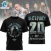 Premium Five Finger Death Punch 20th Anniversary 3D Shirt