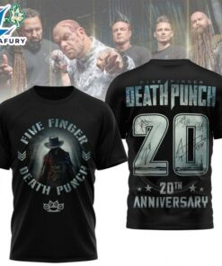 Premium Five Finger Death Punch 20th Anniversary 3D Shirt
