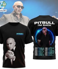 Premium Pitbull I’m Back Fan Tour 3D Shirt