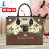 Pug Dog Are Not Our Whole Life But They Make Our Lives Whole Leather Handbag Love Your Pet 2 Pug Dog Are Not Our Whole Life But They Make Our Lives Whole Leather Handbag
