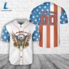 Red White & Blue Flag Baseball Dad Baseball Jersey