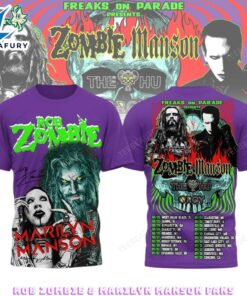 Rob Zombie & Marilyn Manson “Freaks on Parade” tour Lover 3D Shirt