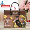Rottweiler Dog All You Need Is Love And A Leather Handbag