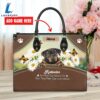 Rottweiler Dog Are Not Our Whole Life But They Make Our Lives Whole Leather Handbag Love Your Pet 2 Rottweiler Dog Are Not Our Whole Life But They Make Our Lives Whole Leather Handbag
