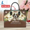 Saint Bernard Dog Are Not Our Whole Life But They Make Our Lives Whole Leather Handbag Love Your Pet 2 Saint Bernard Dog Are Not Our Whole Life But They Make Our Lives Whole Leather Handbag