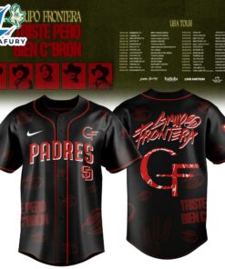 San Diego Padres x Grupo Frontera “Triste Pero Bien Cabrón Tour 2026” Limited Jersey