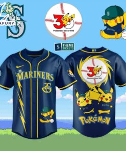 Seattle Mariners MLB x Pokémon Celebrates 30 Years Limited Editions Jersey 2026