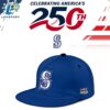 Seattle Mariners USA 250th Anniversary Stars & Stripes Cap Gift Summer 2 Seattle Mariners USA 250th Anniversary Stars & Stripes Cap
