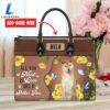 Shiba Inu Dog All You Need Is Love And A Leather Handbag