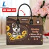 Siberian Husky Dog Kisses Fix Everything Leather Handbag Love Your Pet 3 Siberian Husky Dog Kisses Fix Everything Leather Handbag